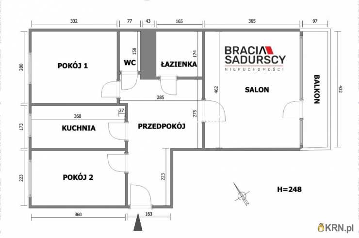 Kraków, Bronowice/Bronowice Małe, ul. Jabłonkowska, 3 pokojowe, Mieszkanie  na sprzedaż