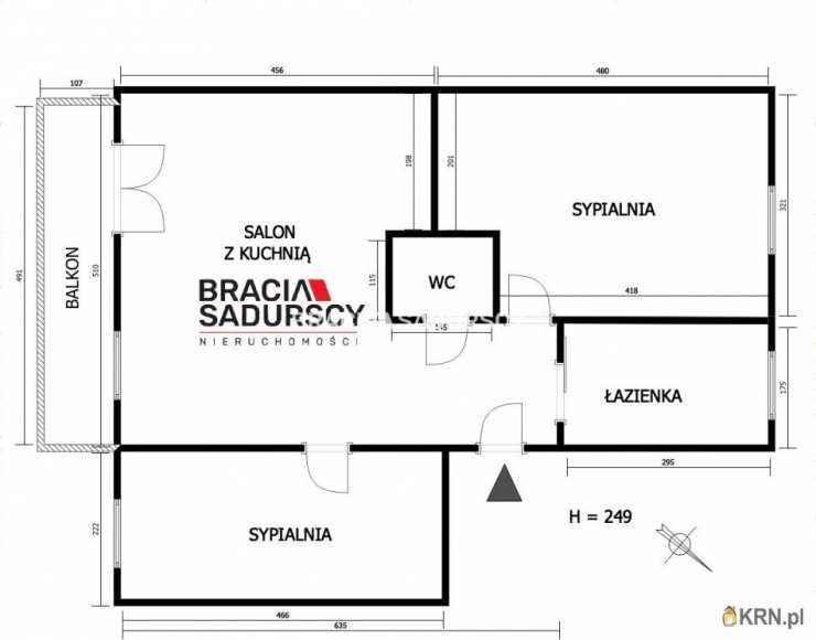 BRACIA SADURSCY ODDZIAŁ BS4 KROWODRZA, Mieszkanie  na sprzedaż, Kraków, Bieżanów-Prokocim, ul. L. Teligi