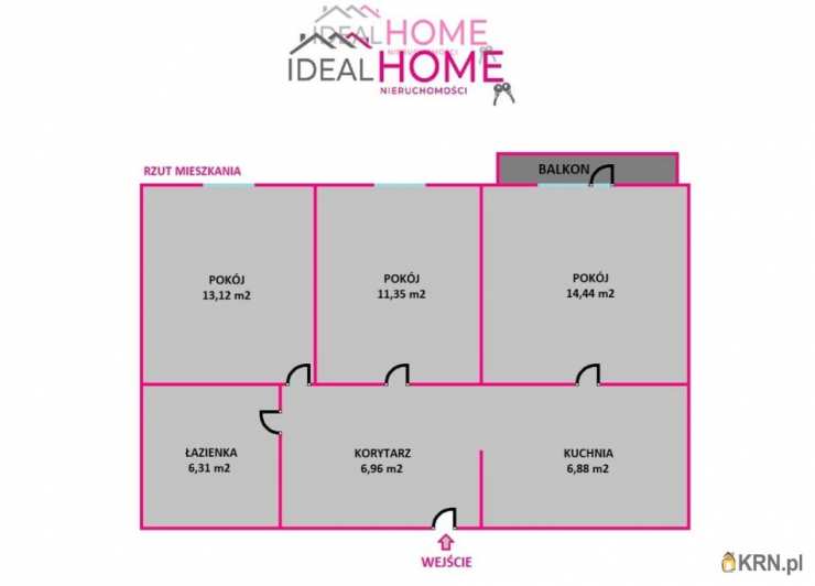 Rzeszów, ul. , 3 pokojowe, Mieszkanie  na sprzedaż