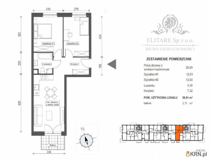 Mieszkanie  na sprzedaż, Wrocław, Krzyki, ul. , 3 pokojowe