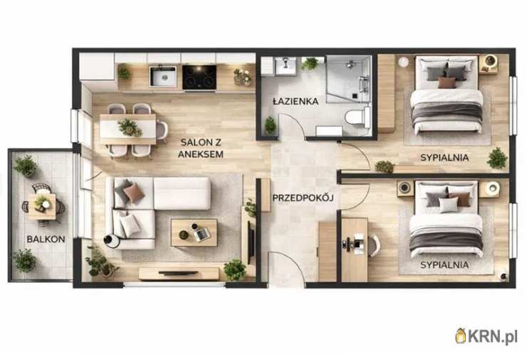 Mieszkanie  na sprzedaż, 3 pokojowe, Gdynia, Wielki Kack, ul. Damroki