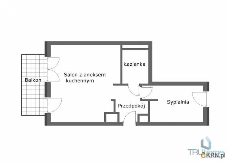 Katowice, Dąb, ul. Baildona, 2 pokojowe, Mieszkanie  do wynajęcia