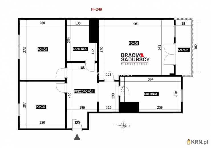 Kraków, Dębniki/Ruczaj, ul. Czerwone Maki, Mieszkanie  na sprzedaż, 3 pokojowe