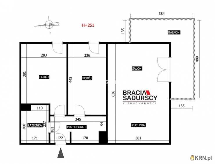 Kraków, Podgórze Duchackie/Wola Duchacka, ul. S. Klonowica, Mieszkanie  na sprzedaż, 3 pokojowe