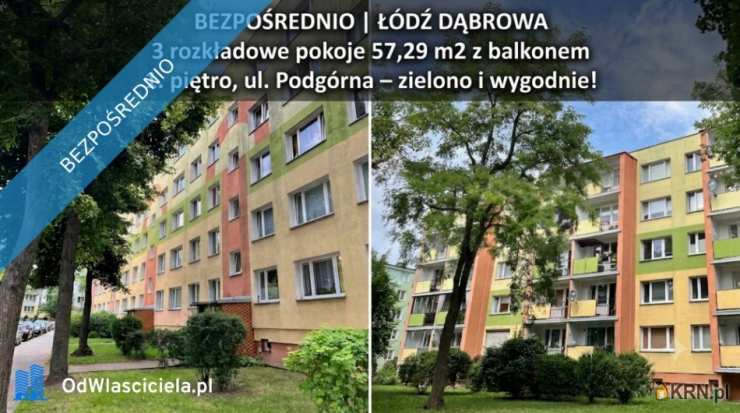Mieszkanie  na sprzedaż, Łódź, Górna, ul. Podgórna, 3 pokojowe
