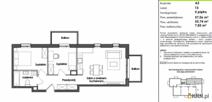 Mieszkanie  na sprzedaż, 3 pokojowe, Mrzezino, ul. Pogodna