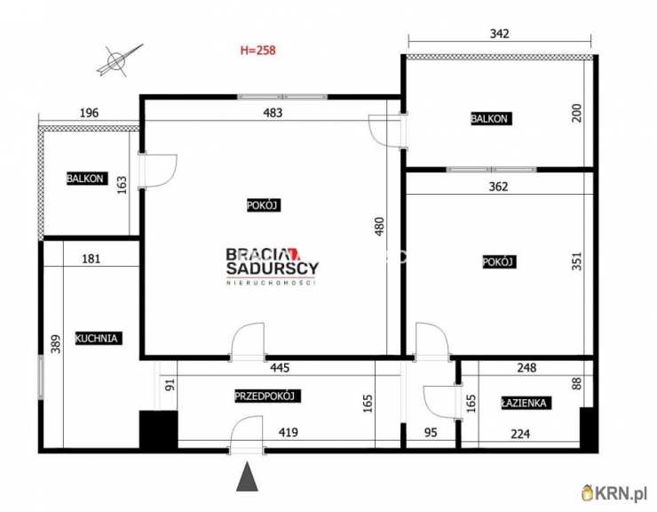 Kraków, Dębniki/Ruczaj, ul. Zachodnia, Mieszkanie  na sprzedaż, 2 pokojowe