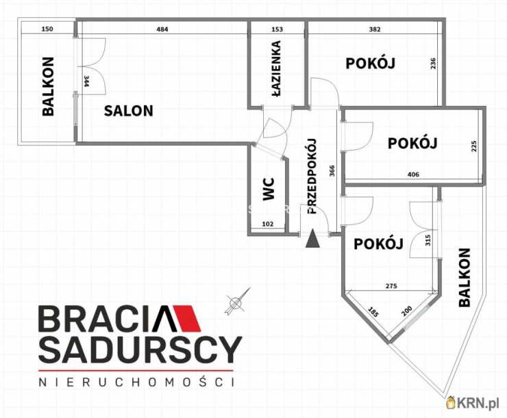 Kraków, Podgórze Duchackie/Wola Duchacka, ul. Czarnogórska, Mieszkanie  na sprzedaż, 4 pokojowe