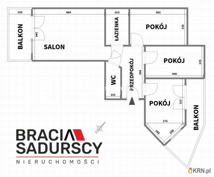 4 pokojowe, Mieszkanie  na sprzedaż, Kraków, Podgórze Duchackie/Wola Duchacka, ul. Czarnogórska