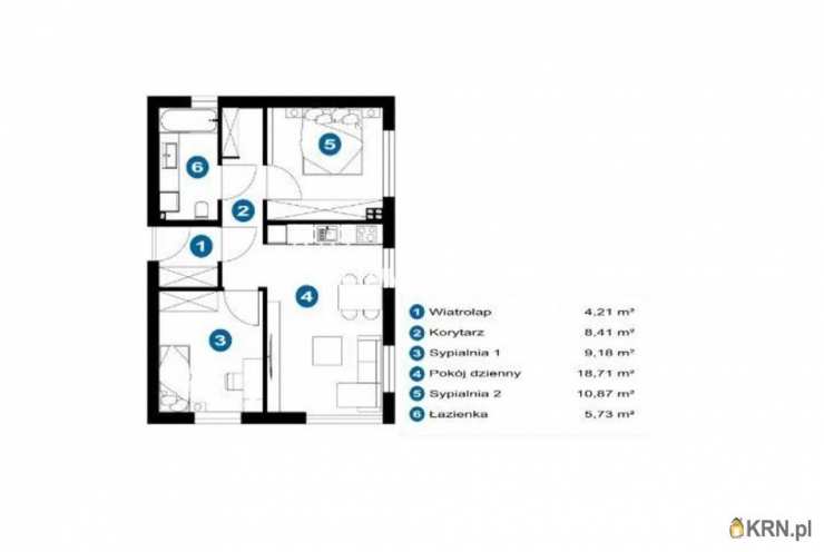 3 pokojowe, Kraków, Dębniki, ul. Kobierzyńska, Mieszkanie  na sprzedaż
