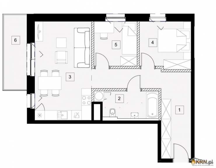 3 pokojowe, Mieszkanie  na sprzedaż, Katowice, Wełnowiec-Józefowiec/Wełnowiec, ul. 