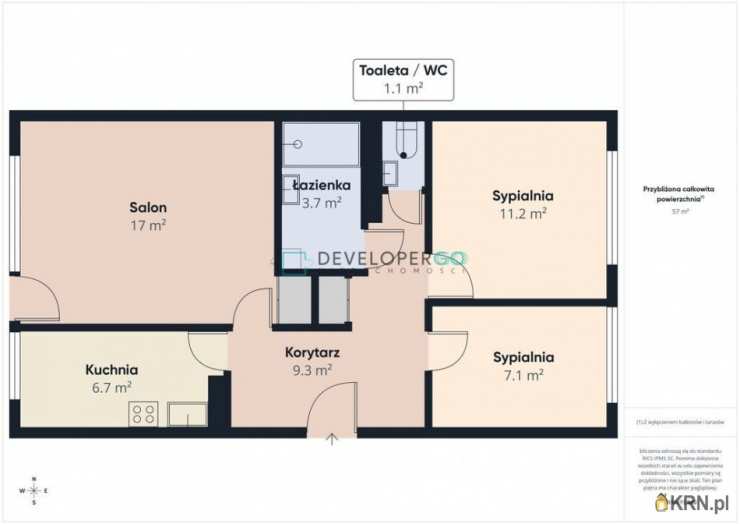 Mieszkanie  na sprzedaż, 3 pokojowe, Suwałki, ul. 