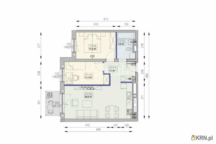 Wrocław, Fabryczna, ul. Awicenny, 3 pokojowe, Mieszkanie  na sprzedaż