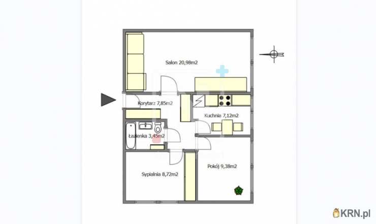 3 pokojowe, Warszawa, Wola/Mirów, ul. Pereca, Mieszkanie  na sprzedaż