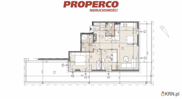 3 pokojowe, Jędrzejów, ul. , Mieszkanie  na sprzedaż
