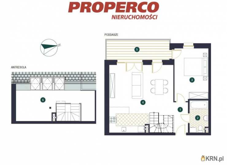 Mrągowo, ul. , 2 pokojowe, Mieszkanie  na sprzedaż