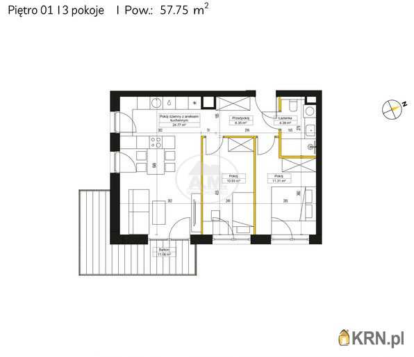 Mieszkanie  na sprzedaż, 3 pokojowe, Wrocław, Fabryczna/Maślice, ul. Rędzińska