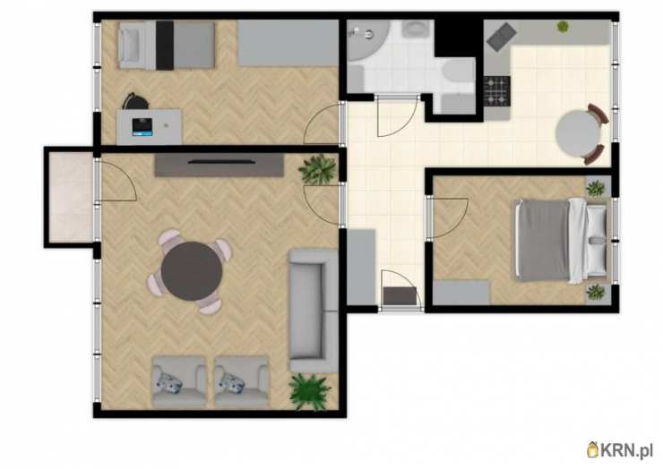 3 pokojowe, Mieszkanie  na sprzedaż, Toruń, ul. L. Rydygiera