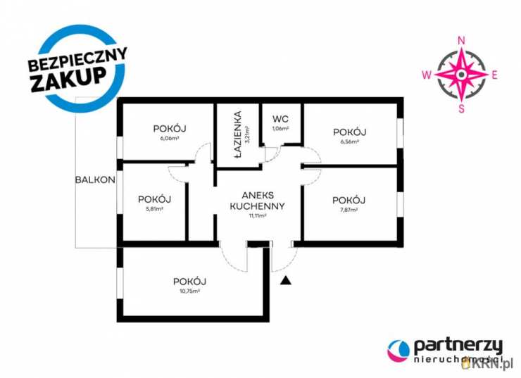 PARTNERZY Nieruchomości sp. z o.o., Mieszkanie  na sprzedaż, Gdańsk, Żabianka-Wejhera-Jelitkowo-Tysiąclecia/Żabianka, ul. Szyprów