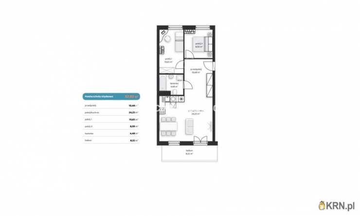 Kraków, Wzgórza Krzesławickie, ul. Polskich, Mieszkanie  na sprzedaż, 3 pokojowe