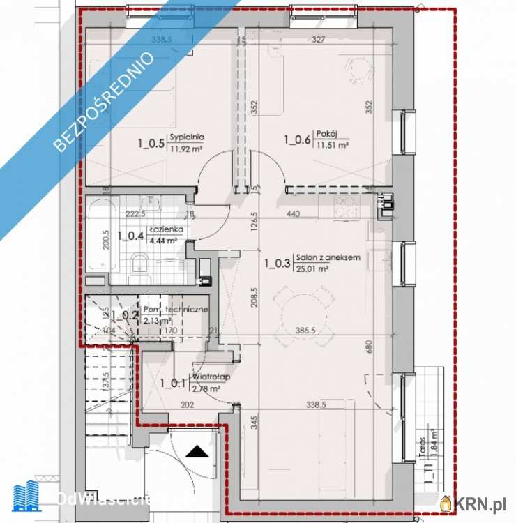 3 pokojowe, Kraków, Prądnik Biały, ul. Stawowa, Mieszkanie  na sprzedaż