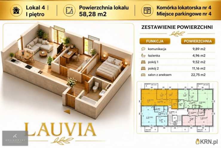 Namysłów, ul. , Mieszkanie  na sprzedaż, 3 pokojowe