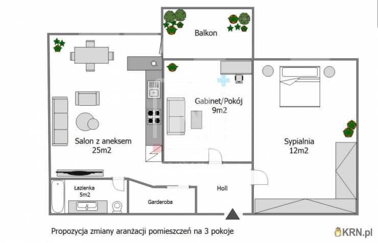 3 pokojowe, Warszawa, Wola, ul. Deotymy, Mieszkanie  na sprzedaż