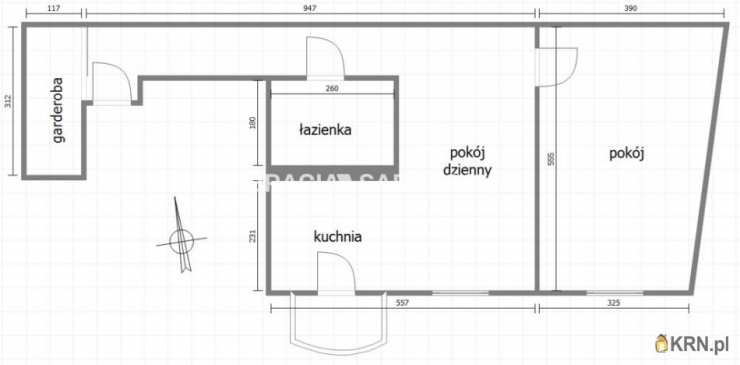 2 pokojowe, Kraków, Stare Miasto, ul. Krowoderska, Mieszkanie  na sprzedaż