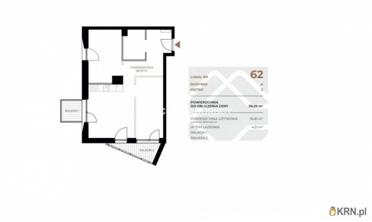 Kraków, Grzegórzki, ul. Fabryczna, Mieszkanie  na sprzedaż, 2 pokojowe