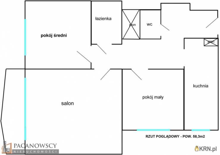 Mieszkanie  na sprzedaż, Kraków, Prądnik Czerwony/Wieczysta, ul. , 3 pokojowe