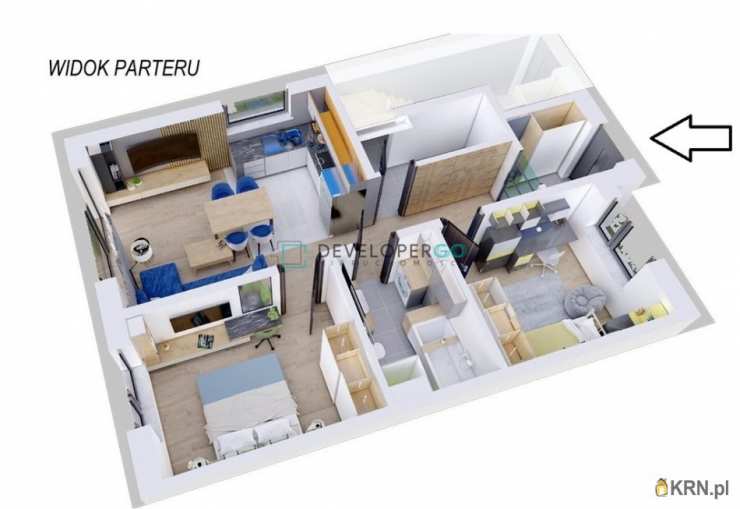 Mieszkanie  na sprzedaż, Porosły, ul. , 3 pokojowe