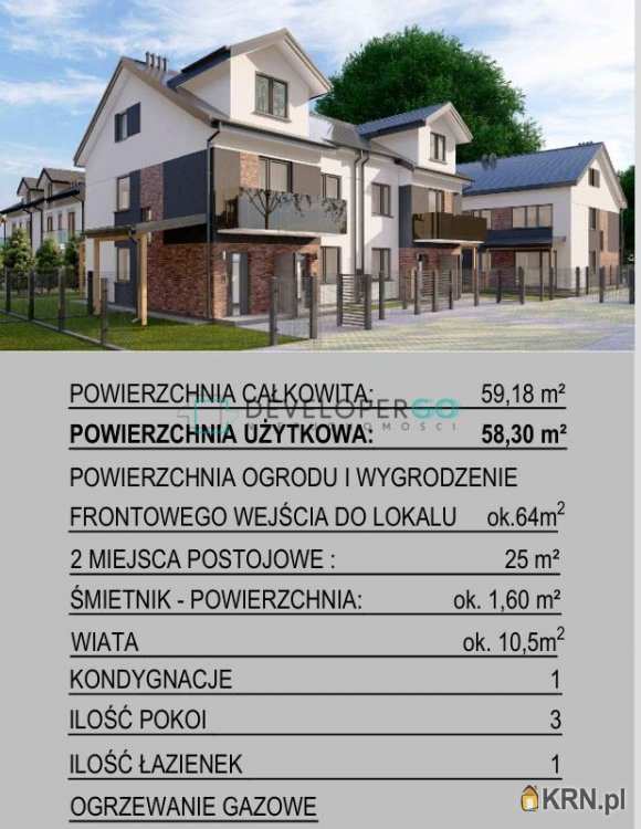 Porosły, ul. , Mieszkanie  na sprzedaż, 3 pokojowe