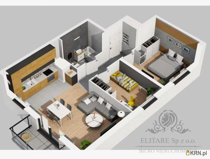 Wrocław, Krzyki, ul. , Mieszkanie  na sprzedaż, 3 pokojowe