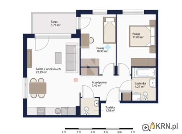 Grodzisk Mazowiecki, ul. Bałtycka, Mieszkanie  na sprzedaż, 3 pokojowe