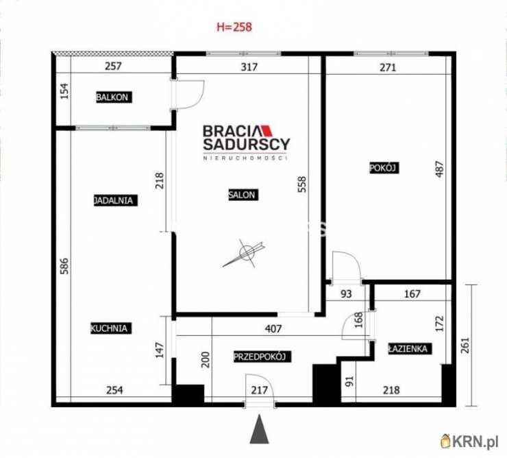 Kraków, Dębniki/Ruczaj, ul. Kobierzyńska, Mieszkanie  na sprzedaż, 2 pokojowe