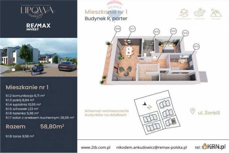 3 pokojowe, Lipowa, ul. , Mieszkanie  na sprzedaż