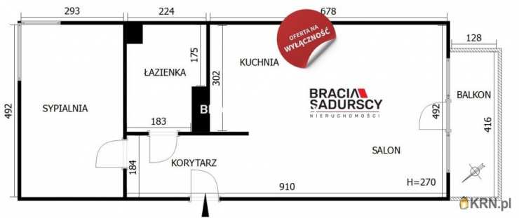 2 pokojowe, Mieszkanie  na sprzedaż, Kraków, Bronowice, ul. J. Lea