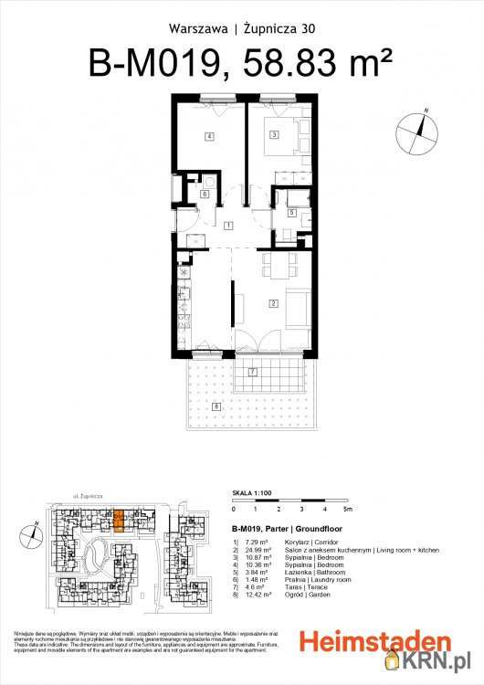 Mieszkanie  na sprzedaż, 3 pokojowe, Warszawa, ul. 