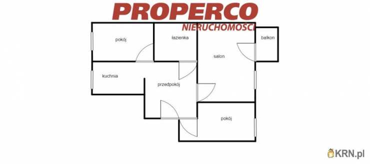 PROPERCO Sp. z o.o. Sp. k. , Mieszkanie  na sprzedaż, Kielce, Sady, ul. Dębowa