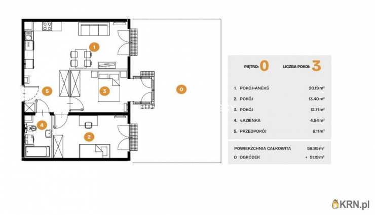 Kraków, Bronowice, ul. Na Błonie, Mieszkanie  na sprzedaż, 3 pokojowe