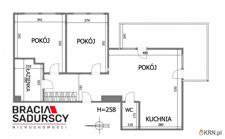 3 pokojowe, Mieszkanie  do wynajęcia, Kraków, Prądnik Biały, ul. Prądnicka