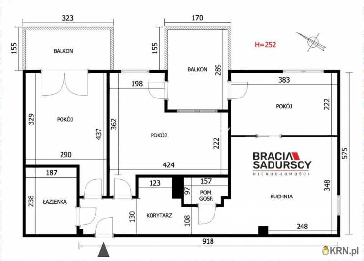 Wieliczka, ul. T. Kościuszki, Mieszkanie  na sprzedaż, 3 pokojowe