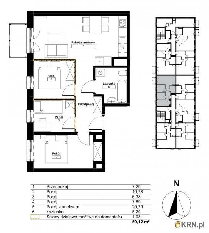 Kraków, Bieżanów-Prokocim/Złocień, ul. , Mieszkanie  na sprzedaż, 4 pokojowe