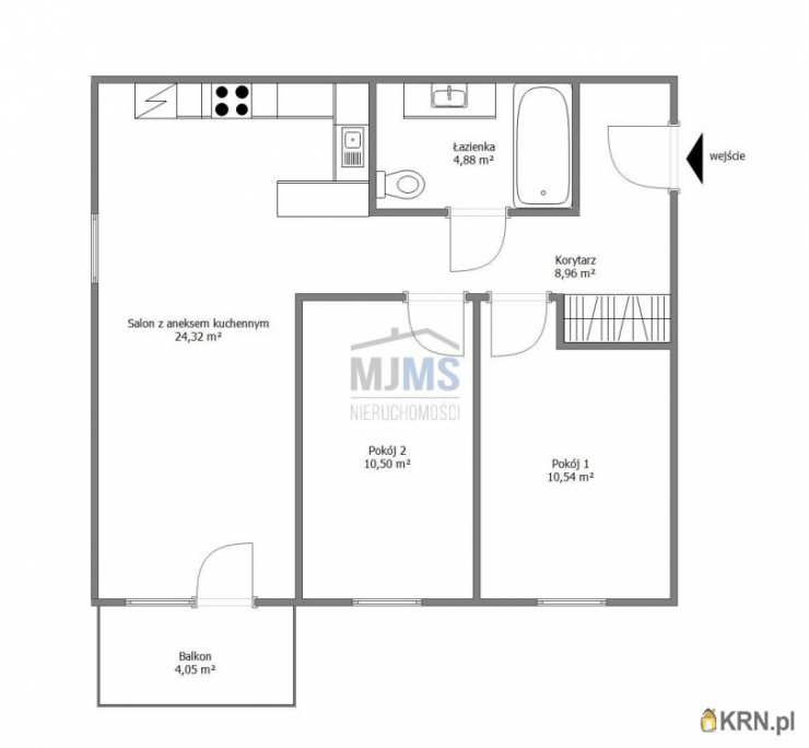 Mieszkanie  na sprzedaż, Kobylnica, ul. , 3 pokojowe