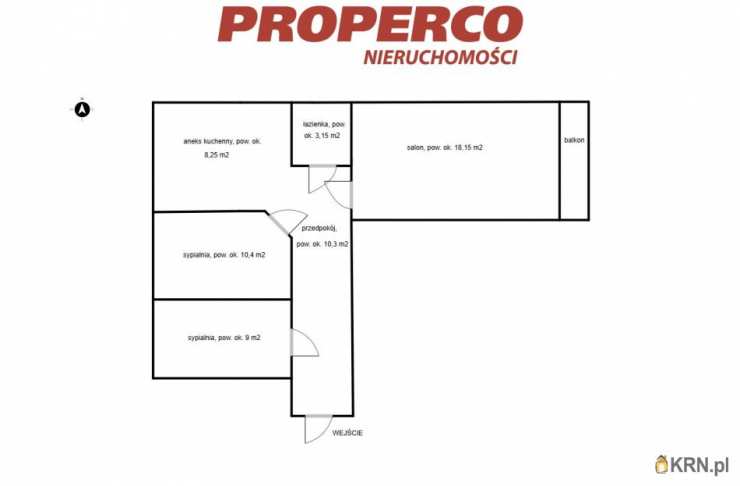 Mieszkanie  na sprzedaż, Kielce, Słoneczne Wzgórze, ul. E. Orzeszkowej, 3 pokojowe