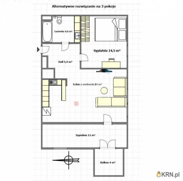 Warszawa, Żoliborz/Sady Żoliborskie, ul. Jasnodworska, 2 pokojowe, Mieszkanie  na sprzedaż