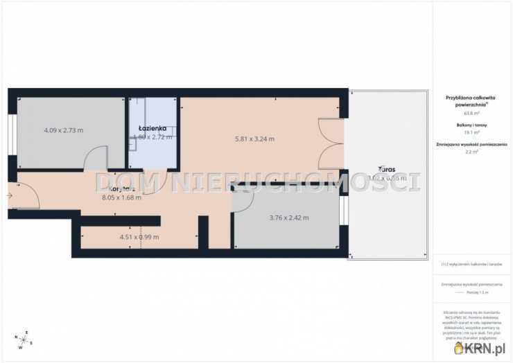 3 pokojowe, Olsztyn, Jaroty, ul. M. Antonowicza, Mieszkanie  na sprzedaż