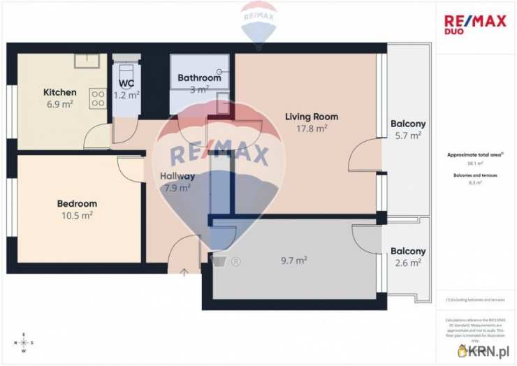 Mieszkanie  na sprzedaż, Kraków, Bieżanów-Prokocim, ul. , 3 pokojowe