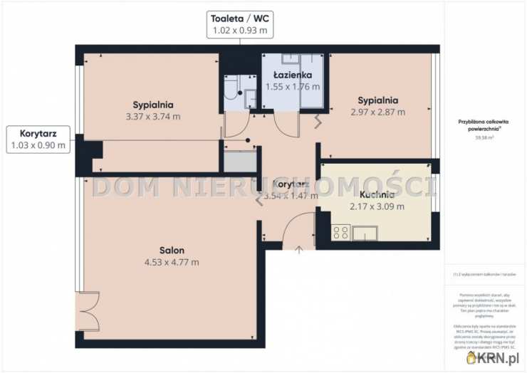 Mieszkanie  na sprzedaż, 3 pokojowe, Olsztyn, Pieczewo, ul. S. Żurawskiego