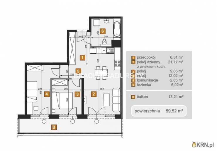 Bracia Sadurscy Oddział BS2 Rynek Pierwotny, Mieszkanie  na sprzedaż, Kraków, Dębniki, ul. dr. J. Babińskiego